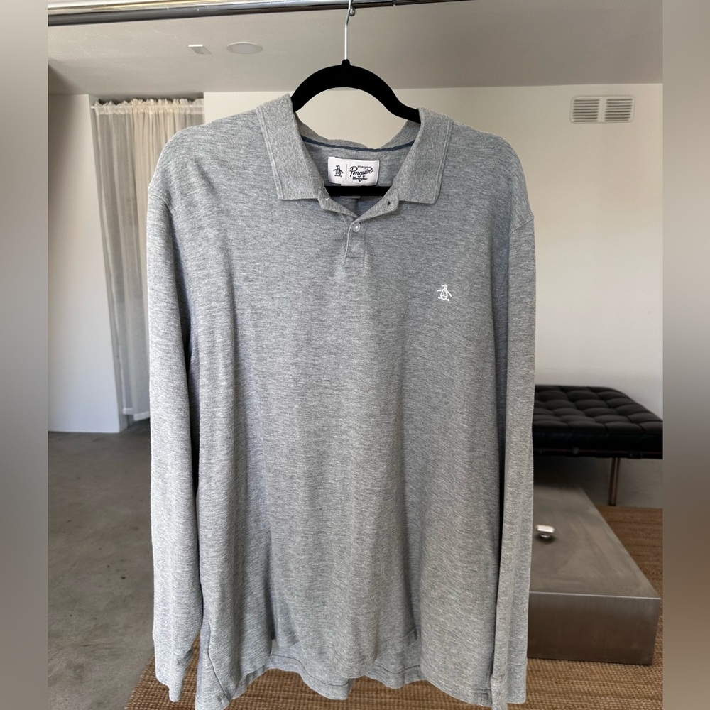 Original Penguin Munsingwear long sleeve polo XXL